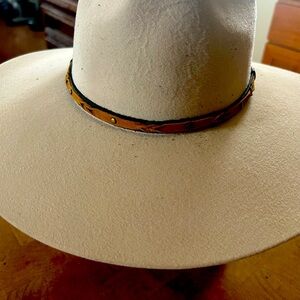 Vintage Leather Adjustable Cowboy Hatband